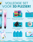 Pack de démarrage pour stylo 3D-Filament 10 couleurs