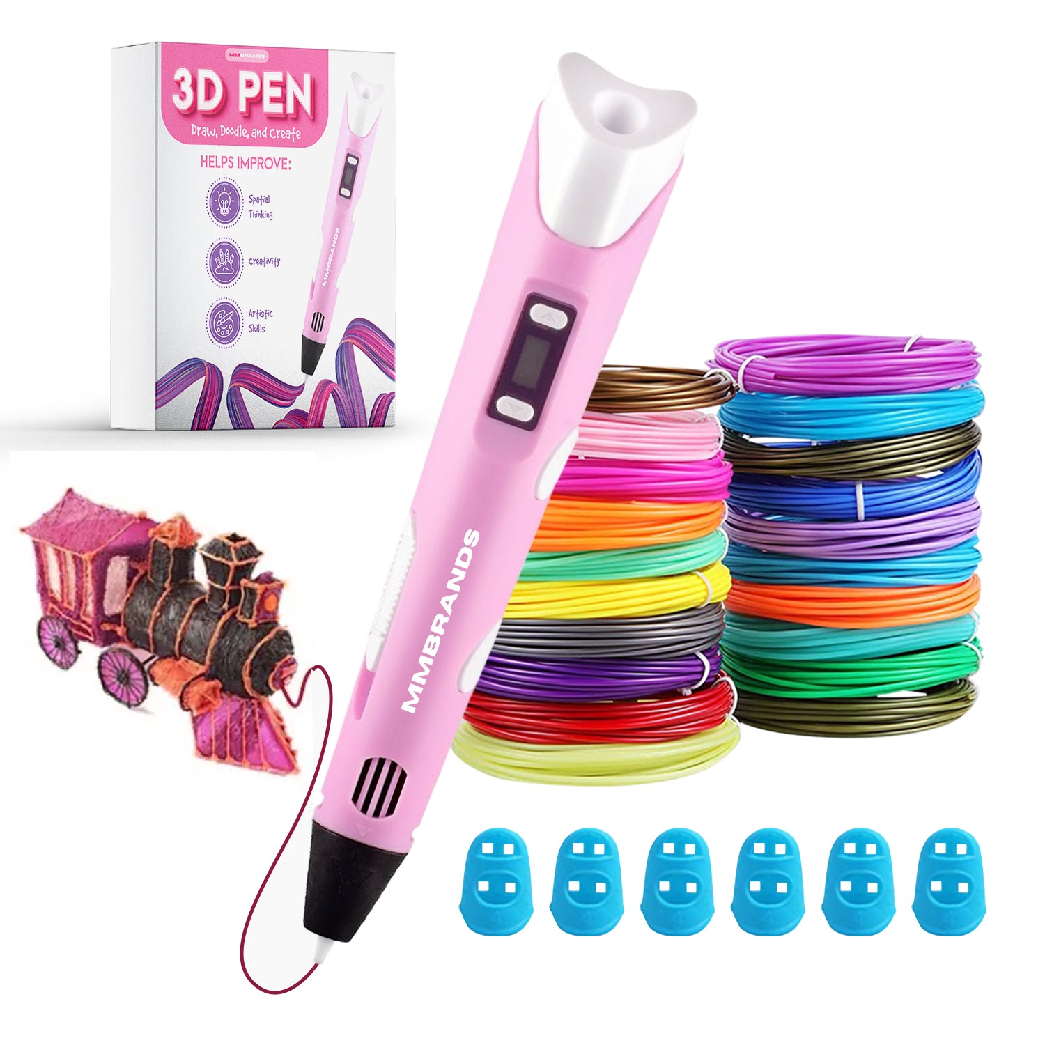 3D Pen Starterspakket - 10 Kleuren Filament