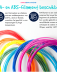 Filament Nachfüllung - 100m - 10 Farben