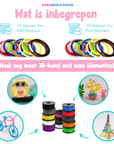 Filament Nachfüllung - 100m - 10 Farben