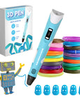 Pack de démarrage pour stylo 3D-Filament 10 couleurs