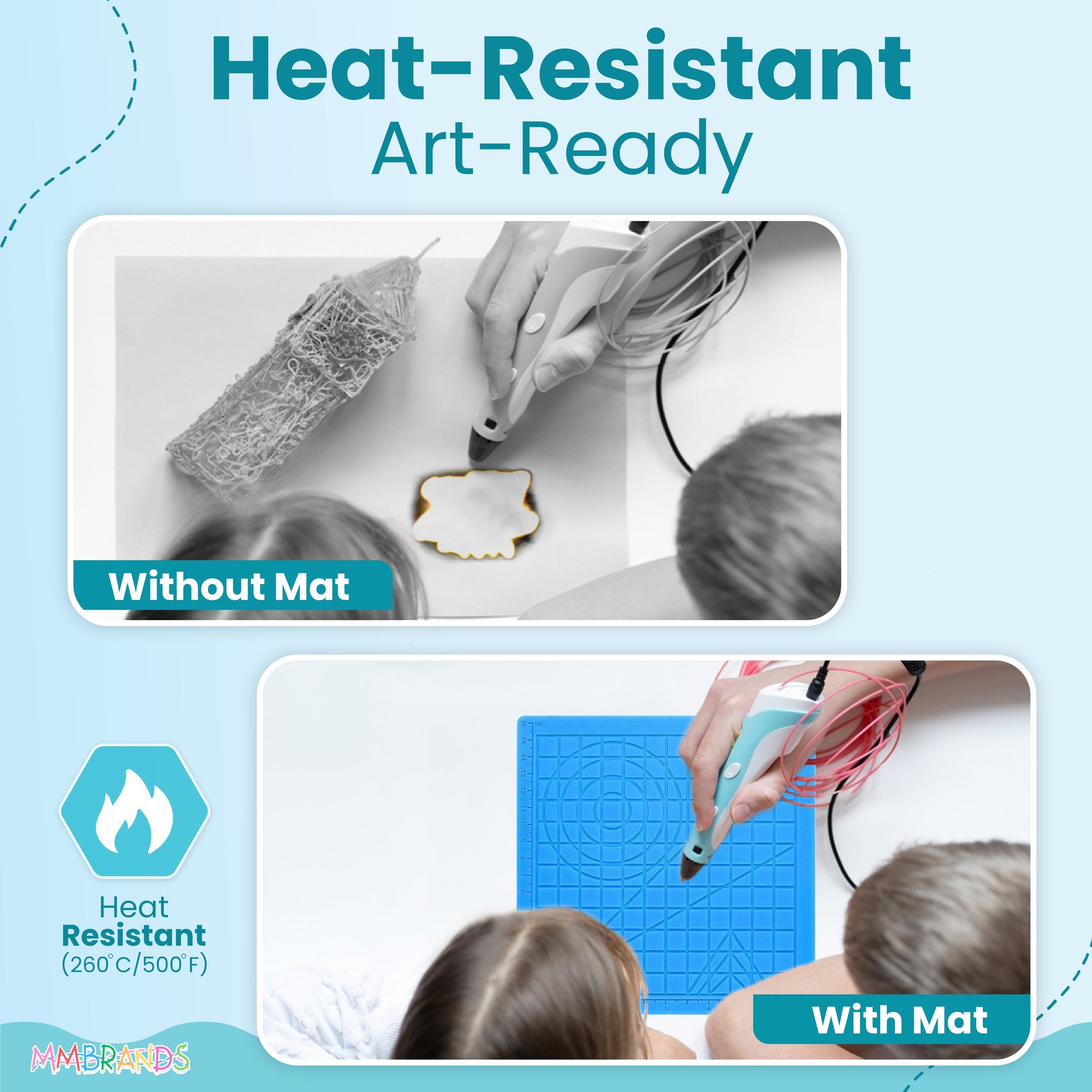 Tappetino da disegno con penna 3D