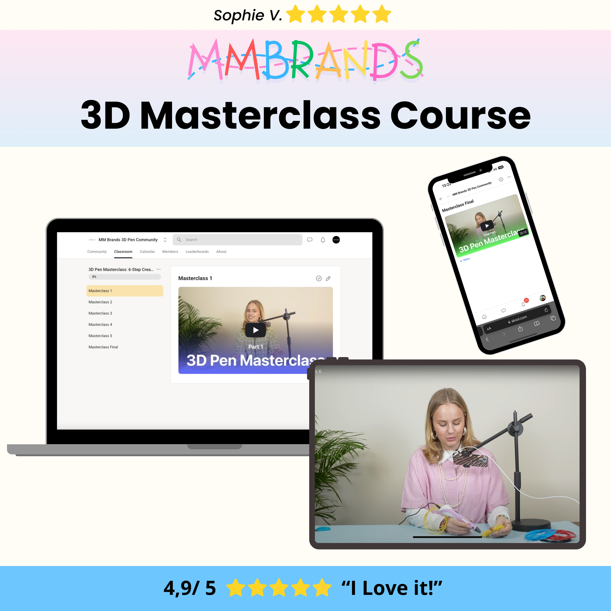 🎁 Video Corso GRATUITO – Impara a Disegnare in 3D in 6 Video
