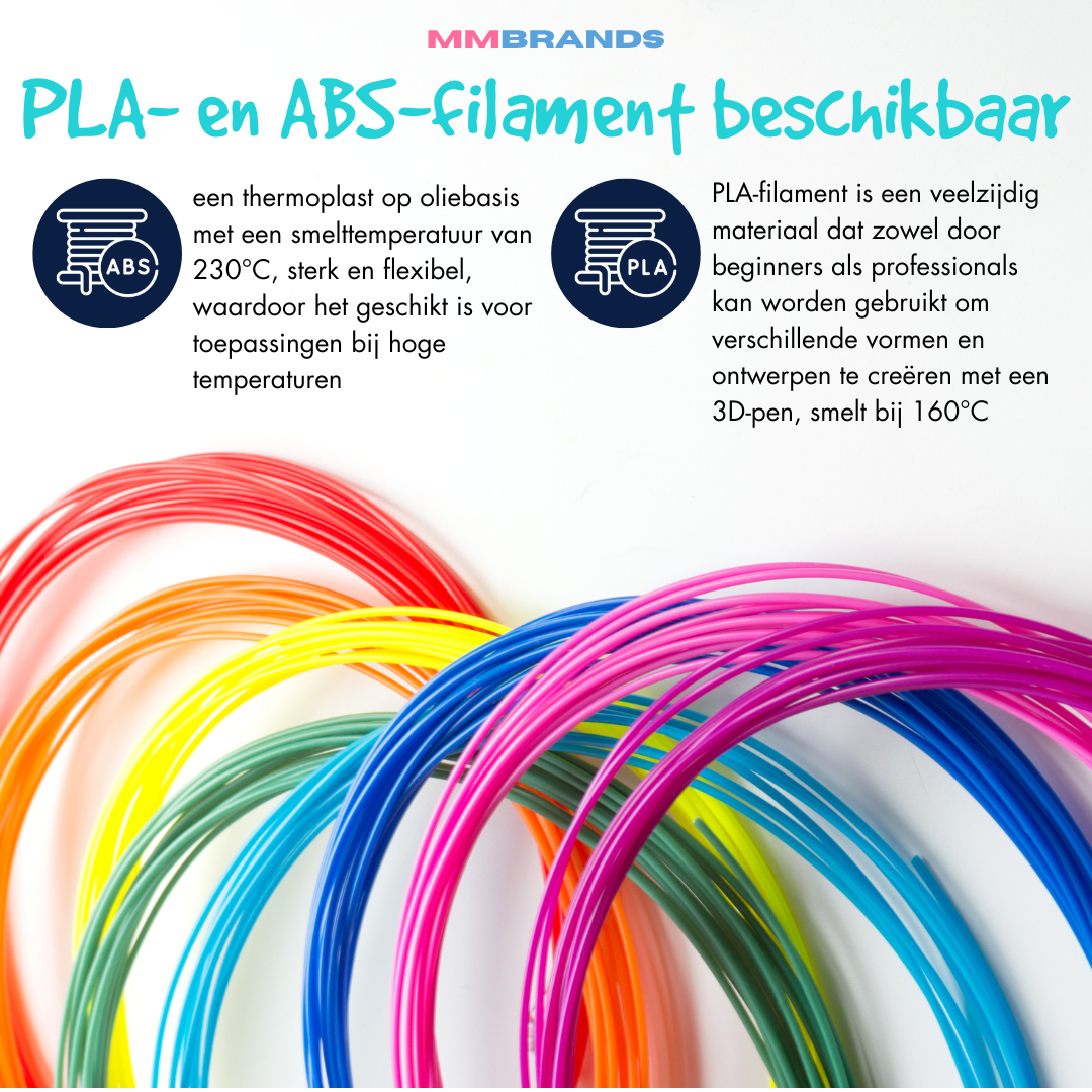 Recarga de filamento - 100m - 10 colores